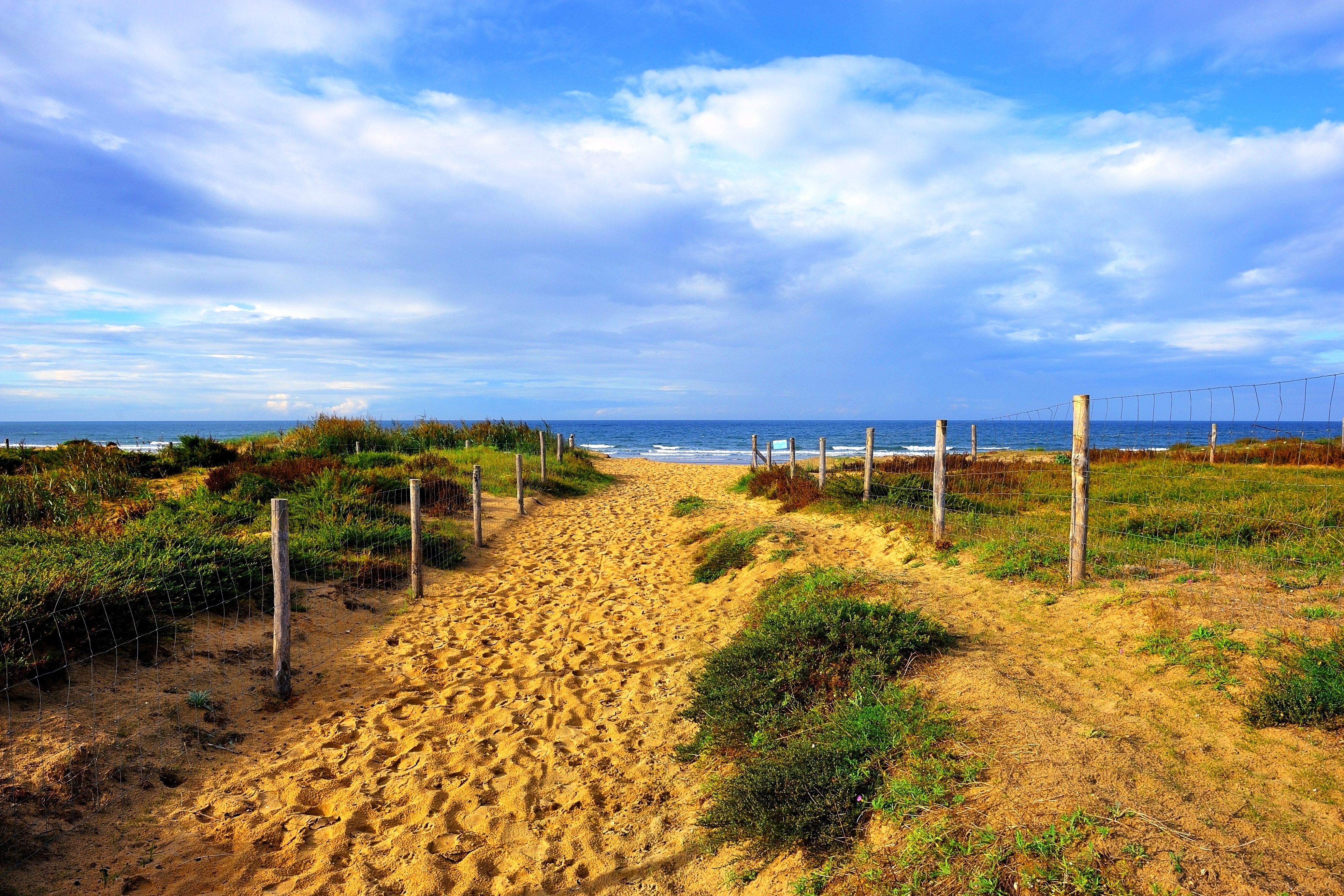 Sanded island beaches 