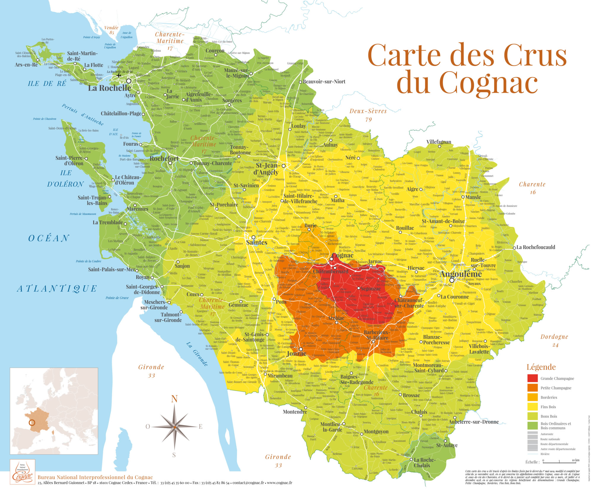 Crus de Cognac